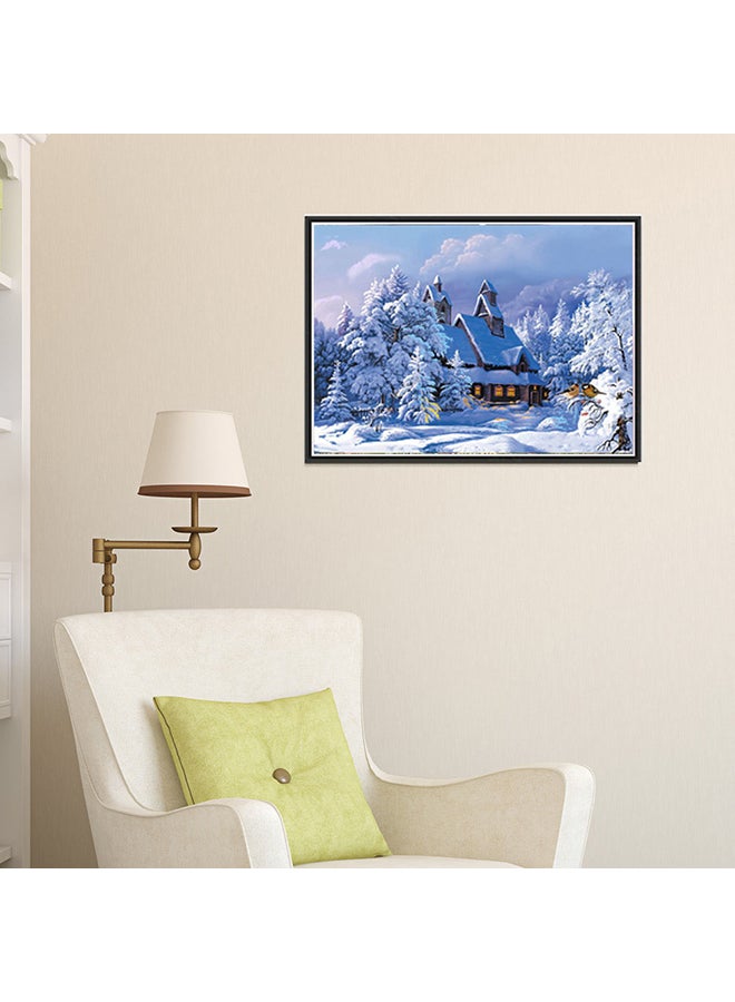 لوحة فنية بألماس  خماسي الأبعاد متعدد الألوان 40 x 30سم - Image 2