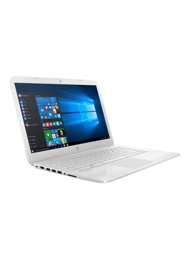HP Stream - 14-cb163ms Laptop With 14-Inch Display, Celeron Processor/4GB RAM/64GB eMMC Flash Drive/Intel HD Graphics White - Image 3