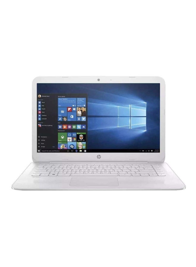 HP Stream 14-CB Laptop With 14-Inch Display, Celeron Processor/4GB RAM/64GB eMMC Flash Drive/Intel UHD Graphics 600 White - Image 1