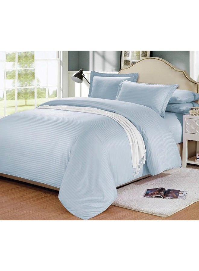 Linen House 6 -Piece King Hotel Comforter Cotton Blue 