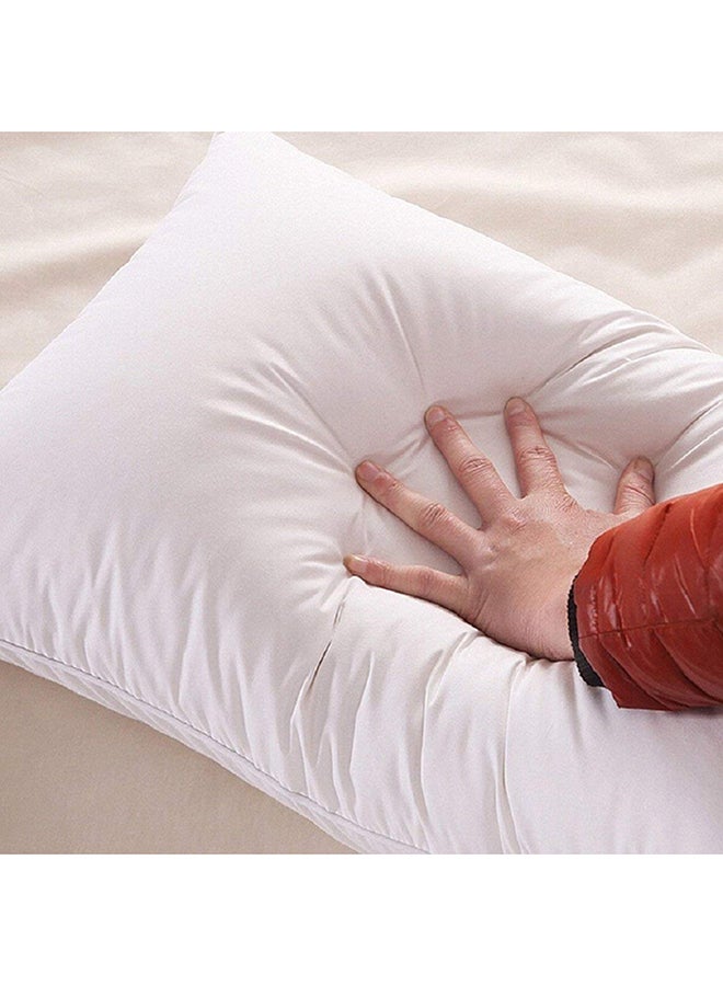 وسادة فاخرة fabric أبيض 48 x 68سم - Image 4