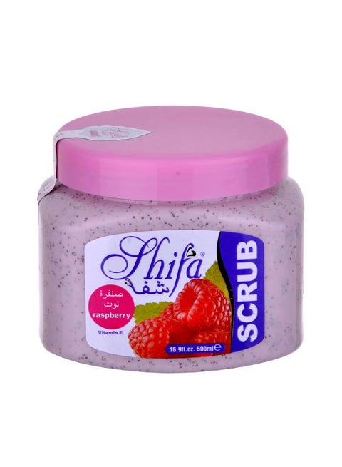 Raspberry Face Scrub With Vitamin E 500ml
