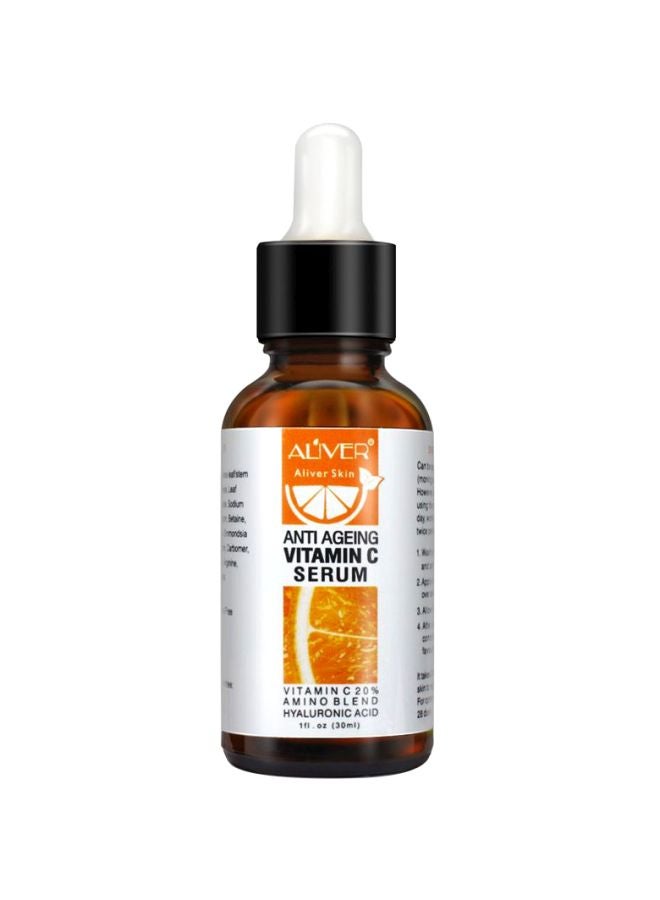 ALIVER Anti Ageing Vitamin C Serum Amino Acids Hyaluronic Acid Retinol 30ml  - Image 1