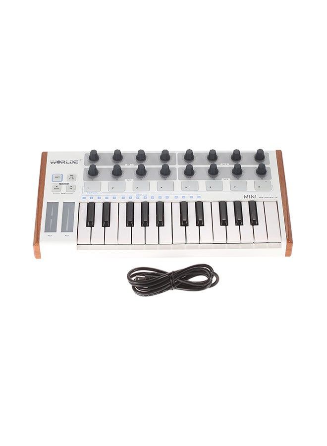 25-Key USB Midi Drum Pad And Keyboard Controller