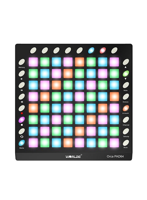 Portable USB Midi Drum Pad Controller