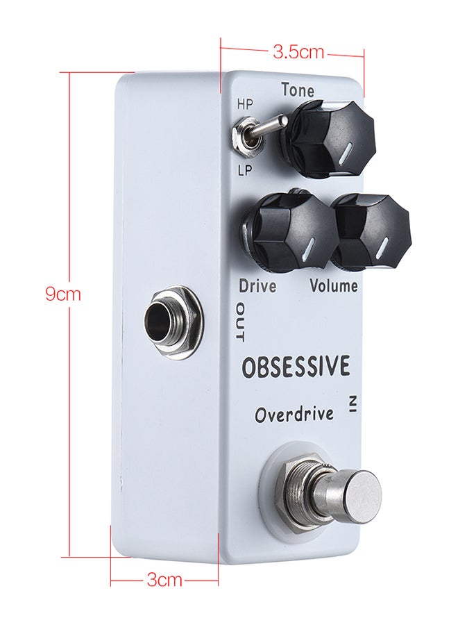 Generic - Mini Guitar Effect Pedal Obsessiver Compulsive Overdrive True Bypass - Image 1