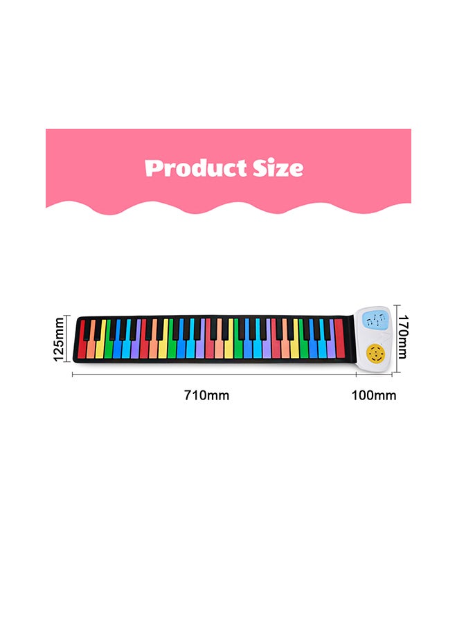 Generic 49-Key Speaker Hand Roll Up Piano  - Image 5