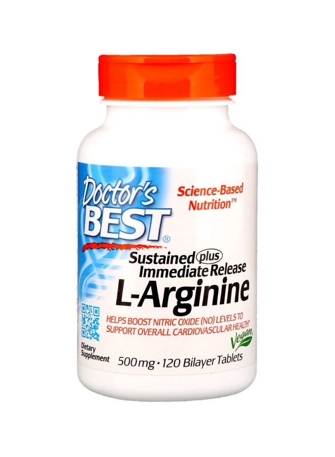 مكمل غذائي سريع المفعول بحمض إل-أرجينين بتركيز 500 جم - يحتوي على 120 قرص