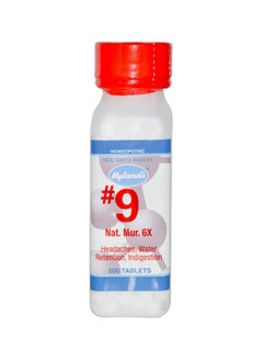 #9 Nat. Mur. 6X Homeopathic Remedies - 500 Tablets