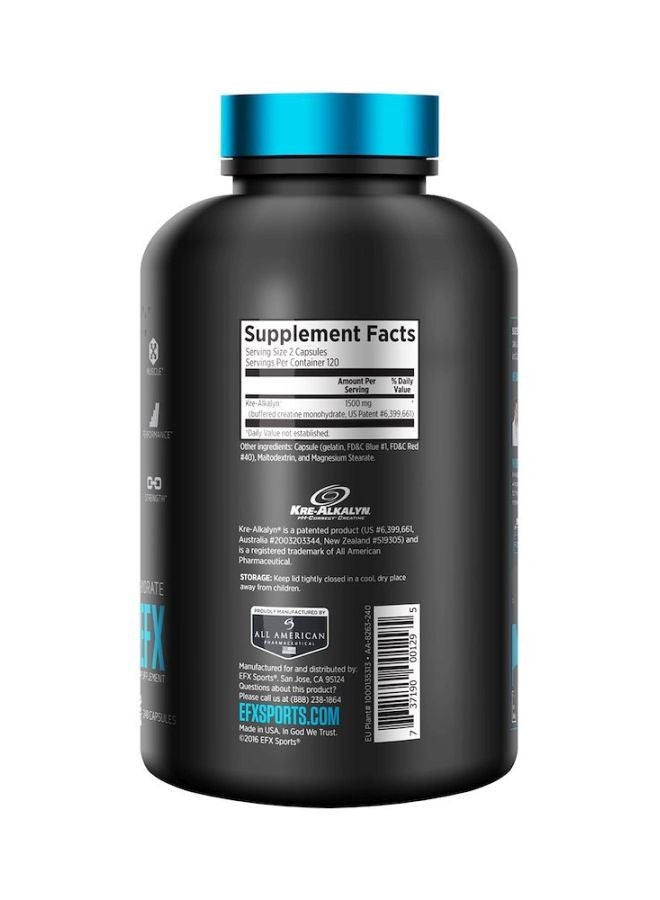 EFX SPORTS - Kre-Alkalyn EFX - 240 Capsules - Image 1