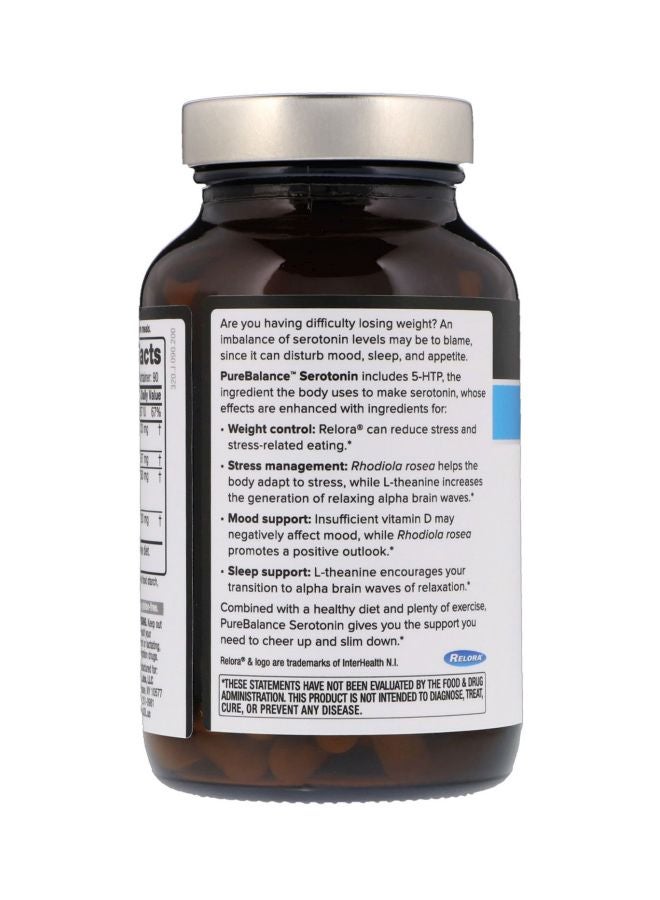Quality of Life - PureBalance Serotonin Dietary Supplement - 90 Capsules - Image 1