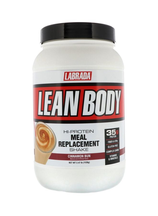 LABRADA Lean Body High-Protein Meal Replacement Shake - Cinnamon Bun