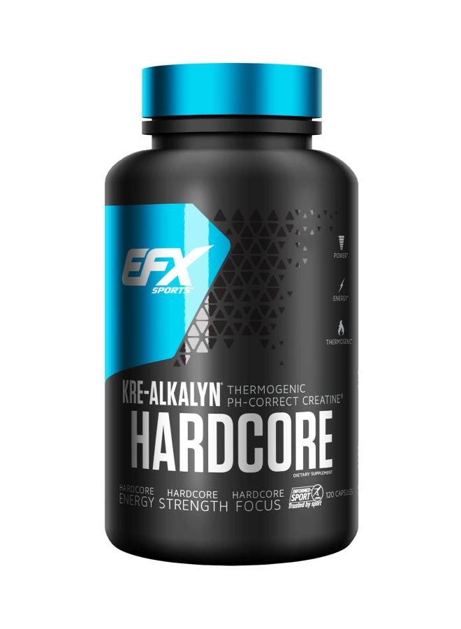 EFX SPORTS Kre-Alkalyn Hardcore Dietary Supplement - 120 Capsules - Image 1
