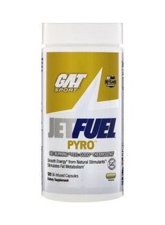 JetFuel Pyro Fat-Burning Thermogenic Dietary Supplement - 120 Oil-Infused Capsules
