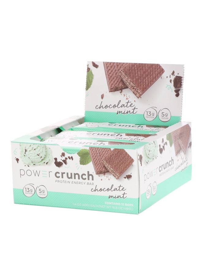 12-Piece Power Crunch Protein Energy Bars - Chocolate Mint