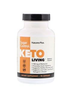 Nature's Plus Ketoliving Sugar Control Dietary Supplement - 90 Capsules 