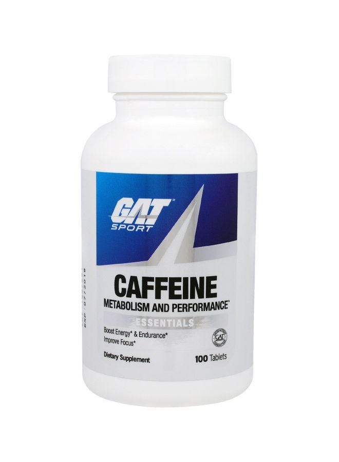 مكمل غذائي بالكافيين لتحسين التمثيل الغذائي والأداء بتركيز 200 ملجم - 100 قرص .