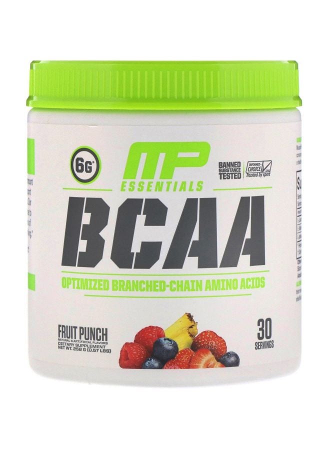 MusclePharm BCAA Amino Acids Dietary Supplement Fruit Punch -30 Servings - Image 1
