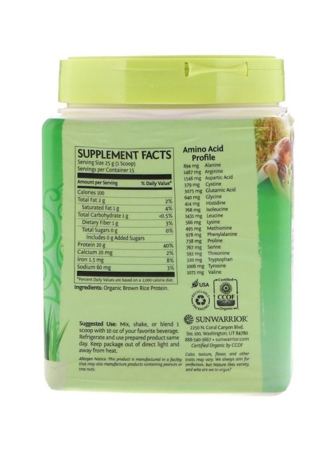 Sunwarrior Organic Plant Based Classic Plus Protein - Image 2