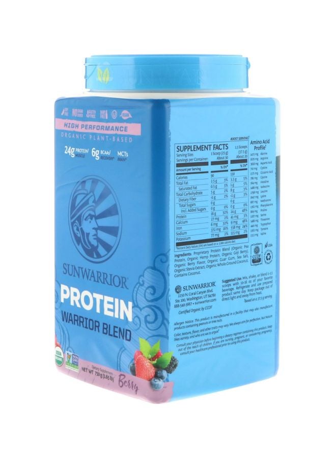 Sunwarrior Organic Plant-Based Warrior Blend Protein  - Image 3