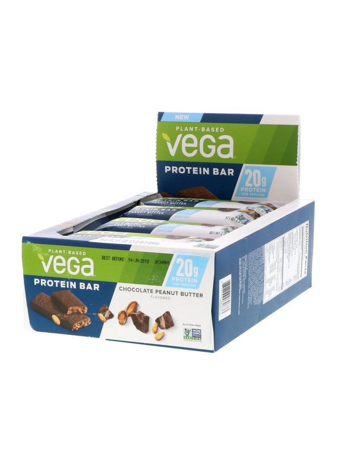 Vega - 12-Piece Chocolate Peanut Butter Protein Bar Set - Image 1