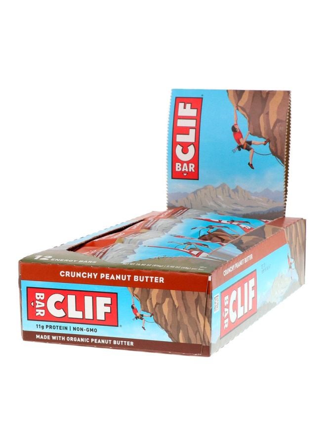 Clif Bar 12-Piece Crunchy Peanut Butter Protein Bar Set - Image 2