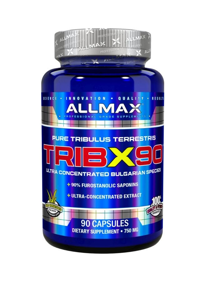 أولماكس نيوتريشن مكمل غذائي من Trib x Ultra 90 بنبات القرطب البلغاري بتركيز 750 مجم - 90 كبسولة . - Image 1