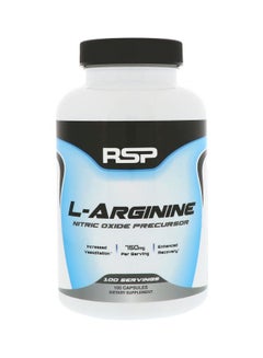 L-Arginine 750mg Dietary Supplement - 100 Capsules