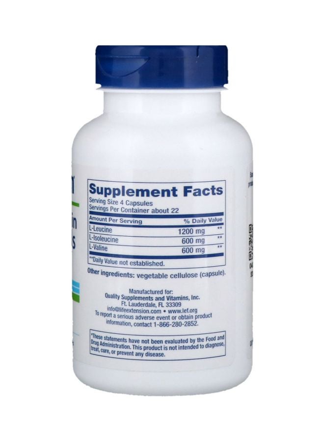 Life Extension Branched Chain Amino Acids Dietary Supplement - 90 Capsules - Image 3