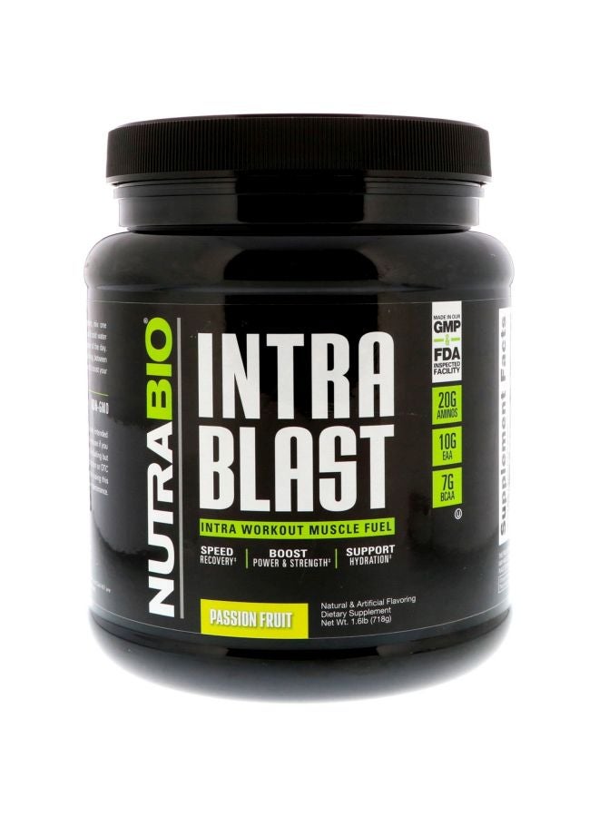 NutraBio Intra Blast Workout Muscle Fuel Dietary Supplement 
