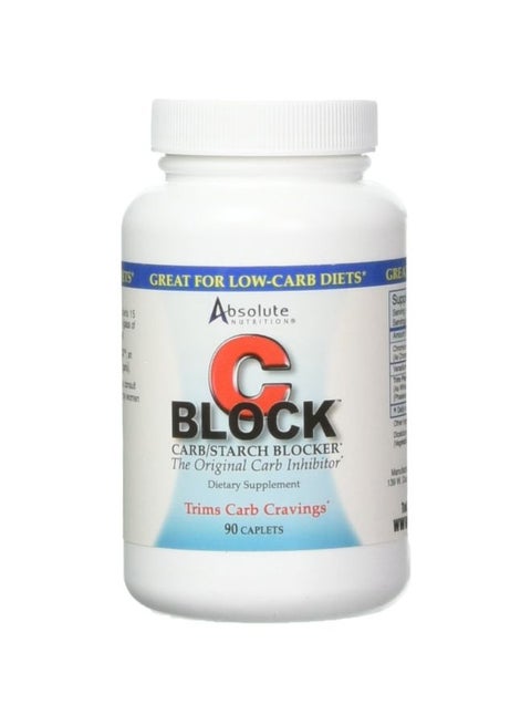 C Block Carb Starch Blocker Dietary Supplement 700 mg- 90 Tablets