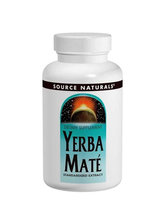 Source Naturals - Yerba Mate Dietary Supplement 600 Mg - 90 Capsules - Image 1