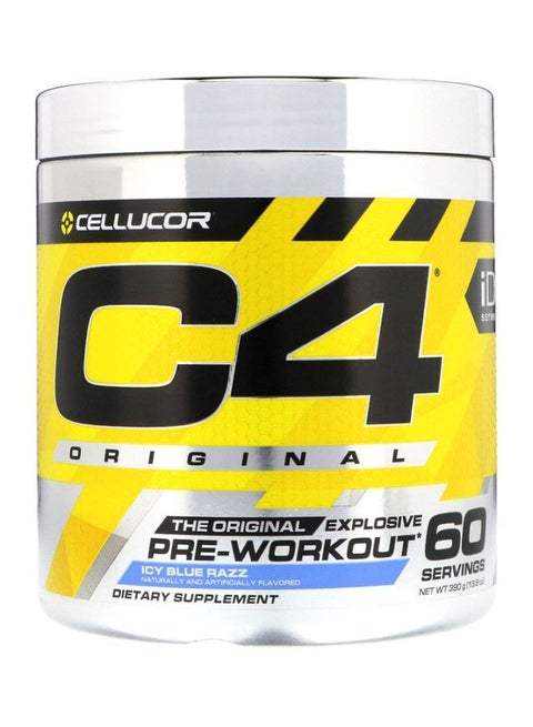 C4 Original Explosive Pre-Workout - Icy Blue Razz - 60 Servings