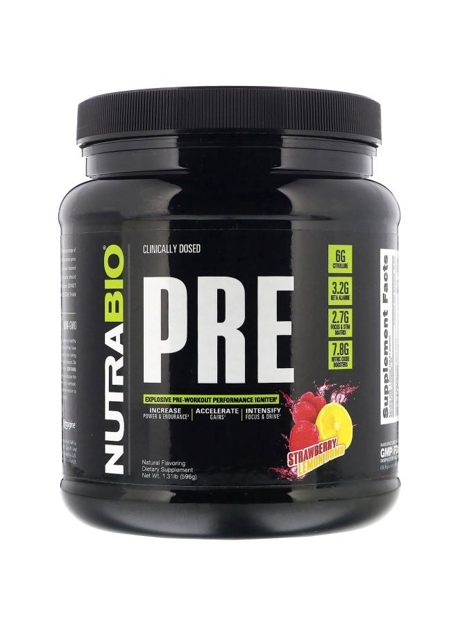 NutraBio Pre Explosive Pre-Workout Dietary Supplement