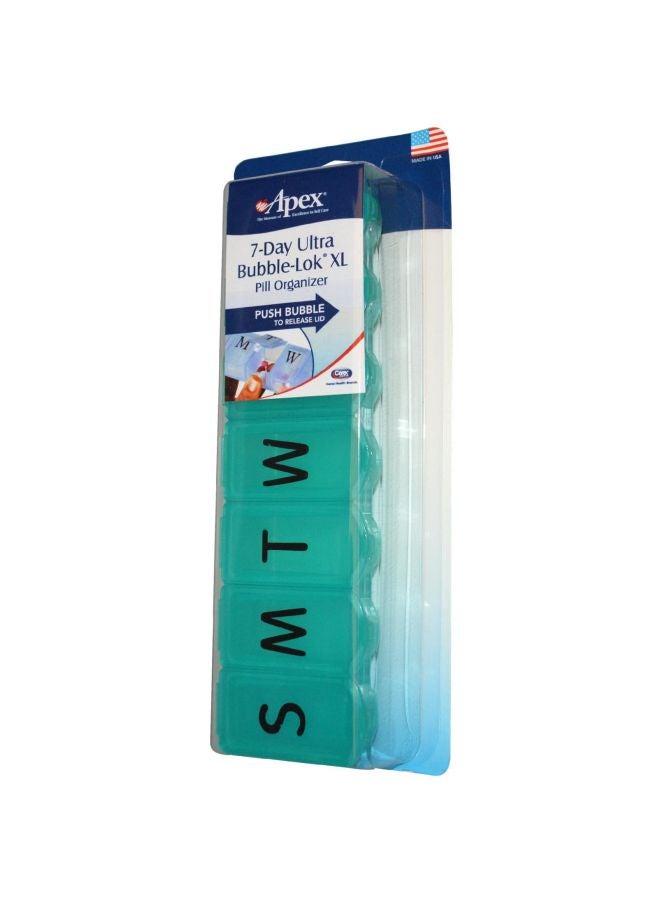 أبيكس منظم حبوب الدواء بفقاعات فائقة لمدة 7 أيام