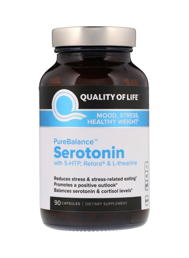 Quality of Life - PureBalance Serotonin Dietary Supplement - 90 Capsules - Image 1