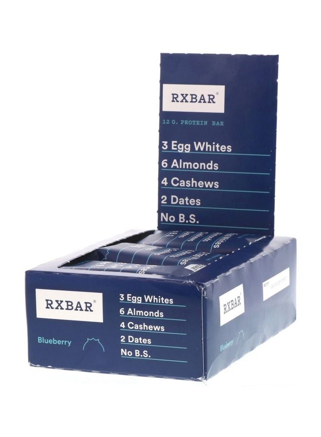 مجموعة ألواح بروتين بنكهة التوت الأزرق - 12 قطعة