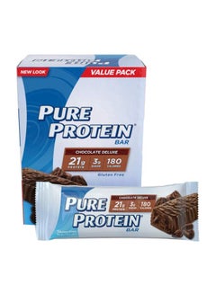 Pure Protein 12-Piece Chocolate Deluxe Protein Bar - Chocolate Deluxe  - Image 1