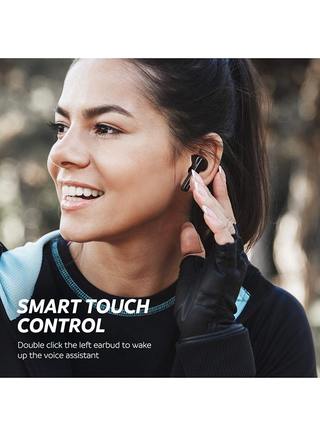 SoundPEATS - Truecapsule Stereo Bluetooth Wireless In-Ear Earphones With Charging Case Jet Black - Image 1