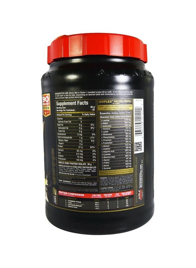 AllMax Nutrition Isoflex Pure Whey Protein - Vanilla - Image 2