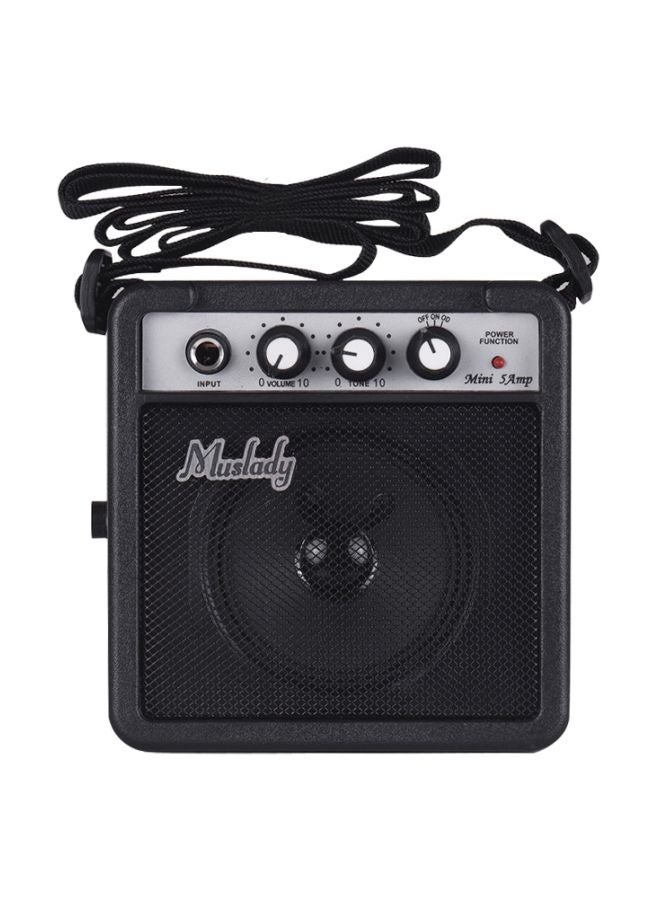 Muslady Guitar Amplifier Speaker With Volume Adjustment Black  - Image 1