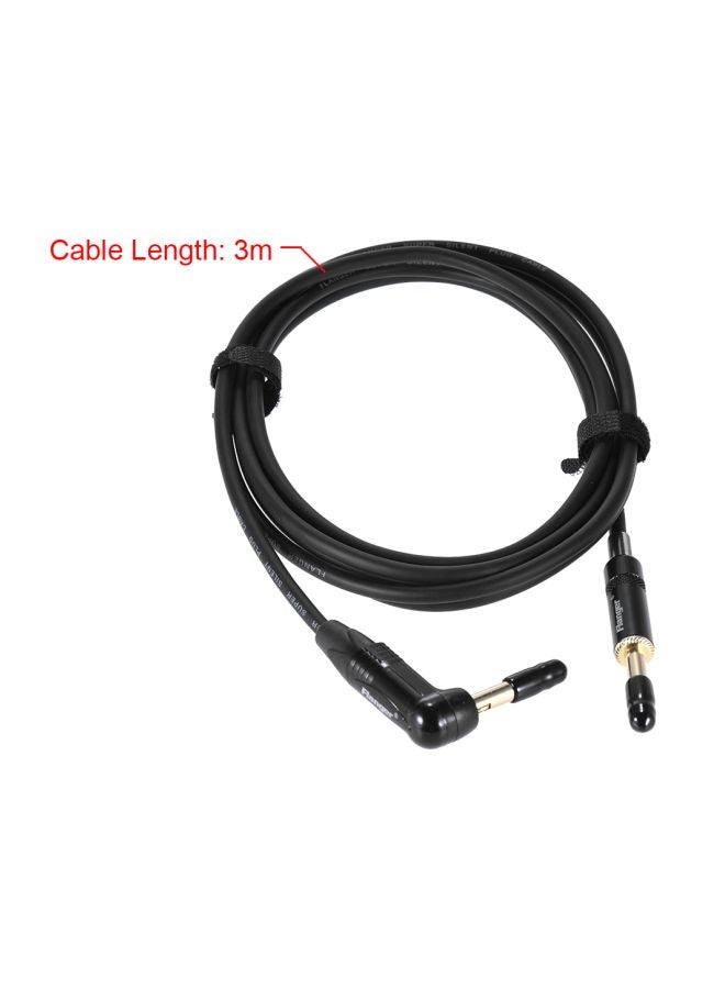 Electric Guitar Connecting Audio Cable I2203-A Black