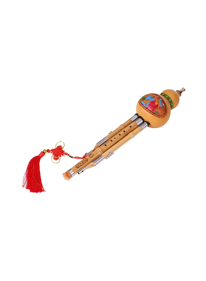 Generic Hulusi Cucurbit Bottle Gourd Flute With Carry Case  - Image 1