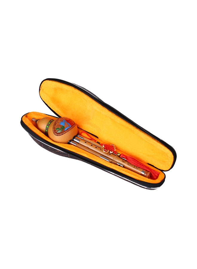 Generic Hulusi Cucurbit Bottle Gourd Flute With Carry Case  - Image 5
