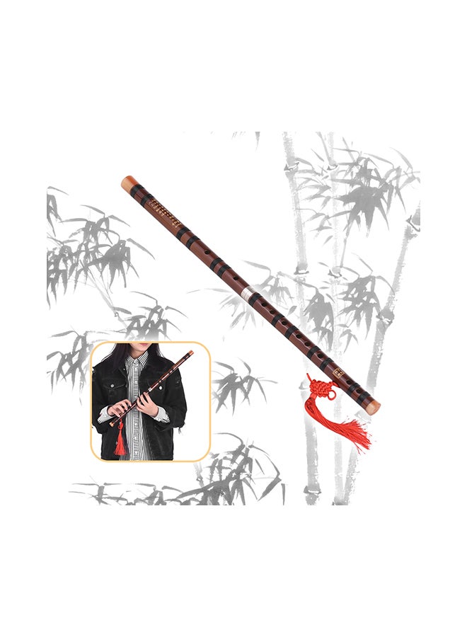 E-Key Bamboo Flute With Chinese Knot - Image 2