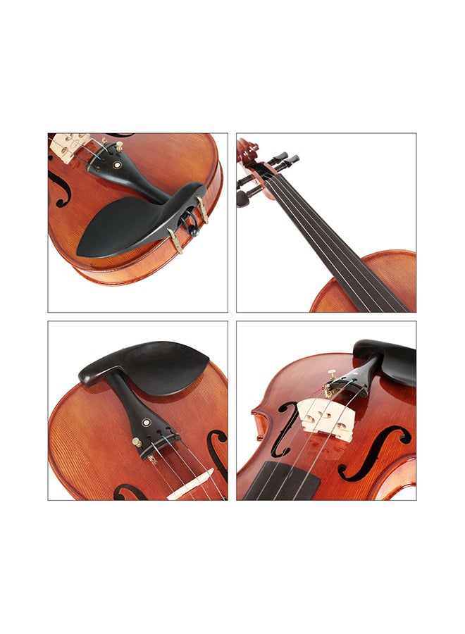 Generic 4/4 Spruce Flame Maple Veneer Violin Fiddle  - Image 4