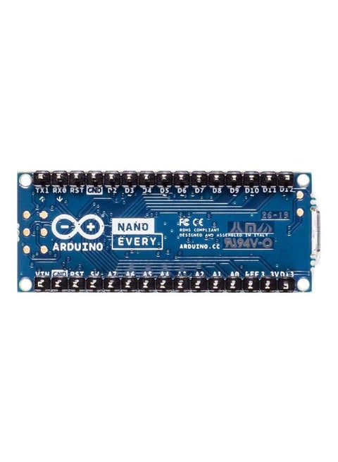 Nano Every Board With Header Blue/Silver/Black