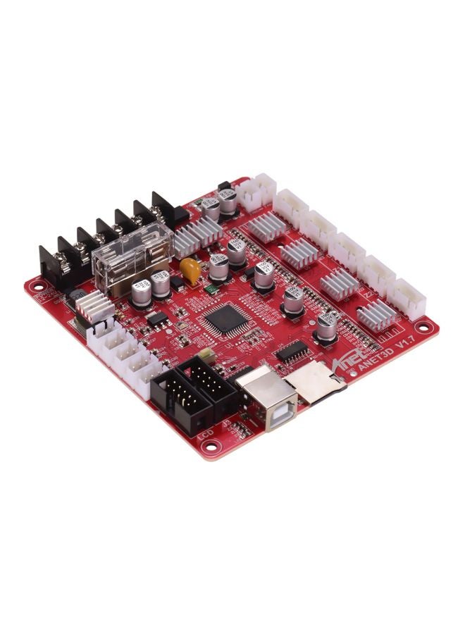 Anet - A1284-Base V1.7 Base Control Mother Board For A8 Plus Red/Black/Silver - Image 1