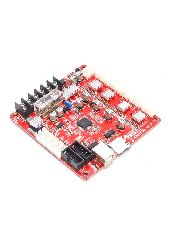 Anet - A1284-Base Mother Board For Anet A6 Red/Black/Silver - Image 1