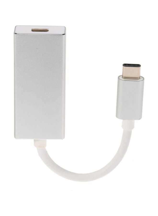 KKmoon Type-C To Mini Display Port Adapter White  - Image 1